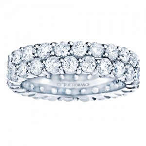 Shared Prong 2 Row Eternity