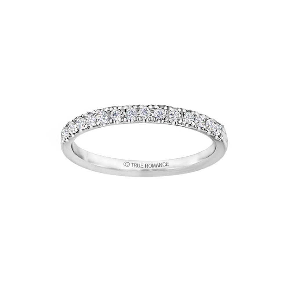 White Gold Straight Band