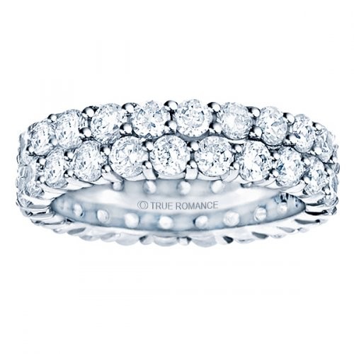 Shared Prong 2 Row Eternity