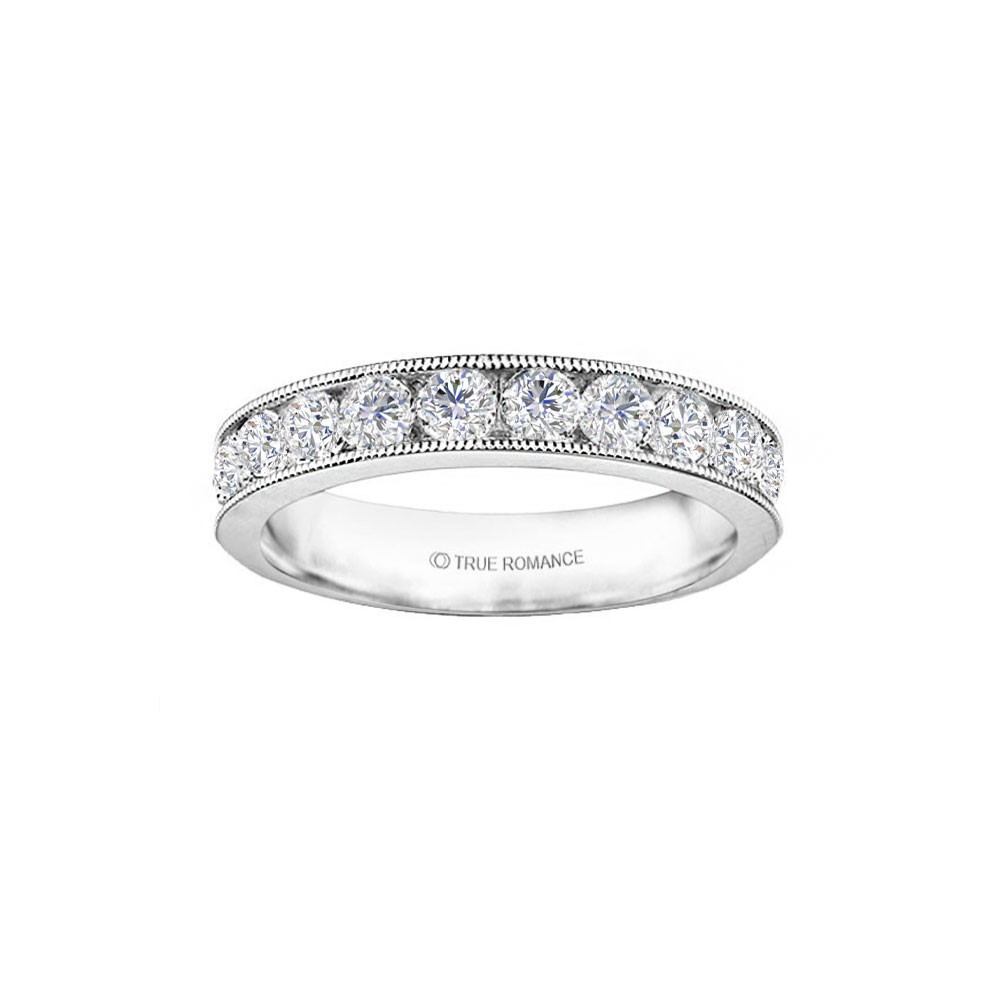 White Gold Straight Band
