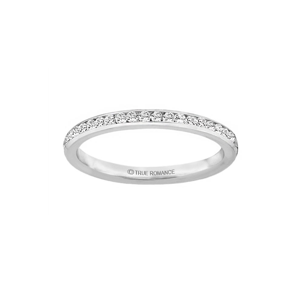 White Gold Straight Band