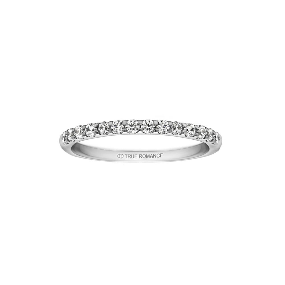 White Gold Straight Band