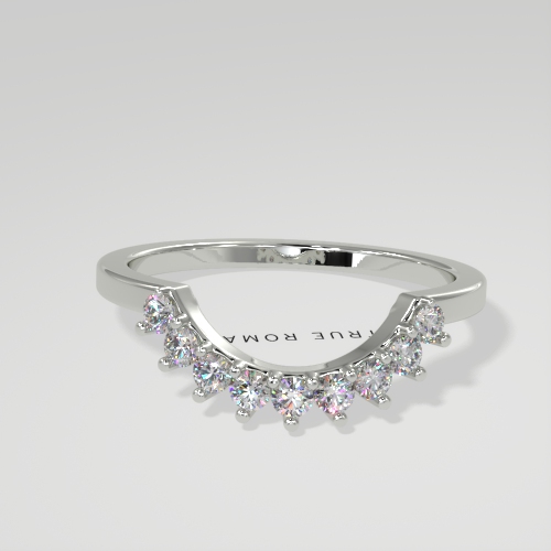 Prong Nine Stone Tiara Band