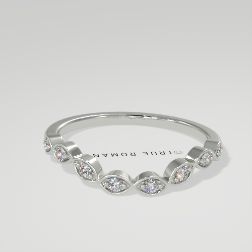 Leaflet Eight Stone Tiara Band